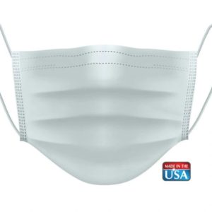 ProDefense™ Face Mask, Level 2, 3-Ply, Earloops, Blue