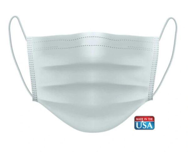 ProDefense™ Face Mask, Level 2, 3-Ply, Earloops, Blue