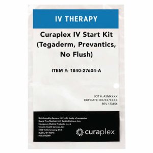Curaplex® IV Start Kit With Tegaderm™, Prevantics®, No Flush