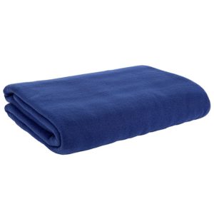 Curaplex® Fleece Blanket, 90in X 60in, Navy Blue